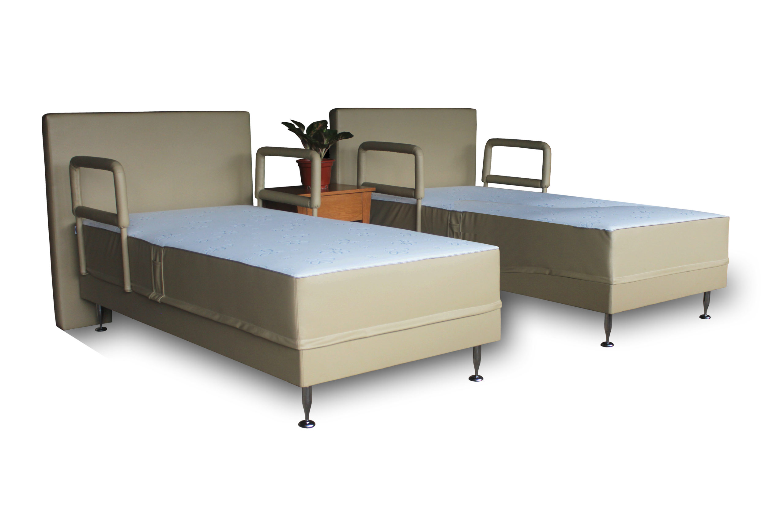 Twin Single Bed With Side Rails, Twin Bed With Side Rails